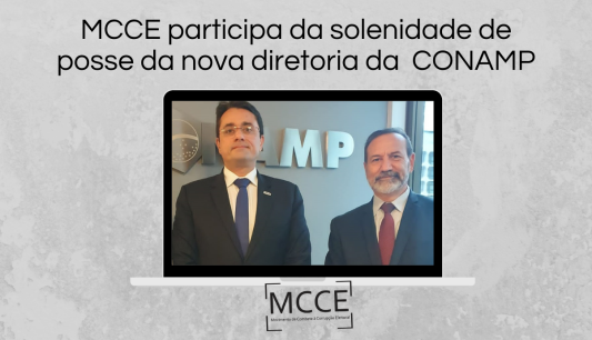 MCCE participa da solenidade de posse da nova diretoria da  CONAMP