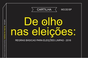 Cartilha: Regras Básicas para Eleições Limpas – 2016