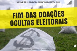 Supremo mantém proibição de doações ocultas eleitorais
