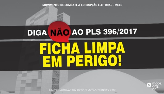 Lei Ficha Limpa em perigo!
