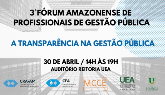 MCCE no 3° Fórum Amazonense de Profissionais de Gestão Pública