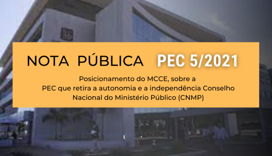 NOTA PÚBLICA SOBRE A PEC 5/2021