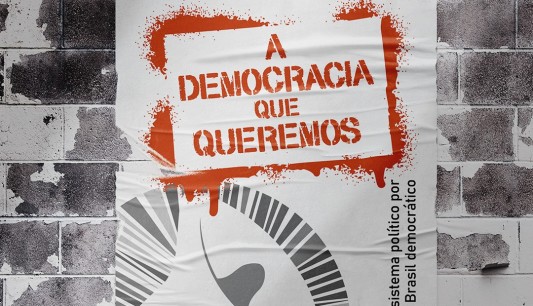 Movimentos sociais lançam campanha em defesa da Democracia e com críticas ao sistema político