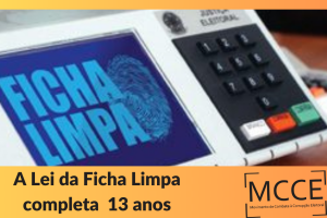 A Lei da Ficha Limpa completa 13 anos
