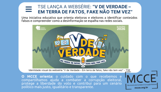 Em defesa da verdade: informação responsável fortalece o voto e combate a corrupção eleitoral