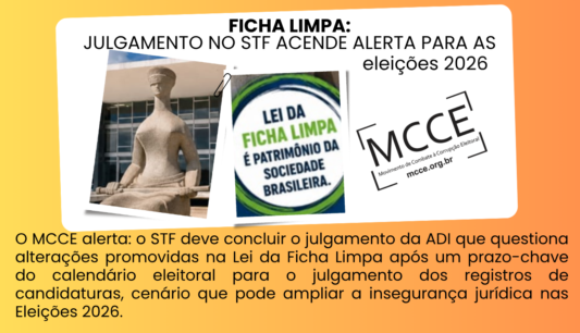 STF retoma julgamento sobre a Lei da Ficha Limpa