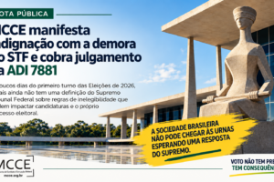 Nota Pública – MCCE manifesta indignação com a demora do STF e cobra julgamento da ADI 7881